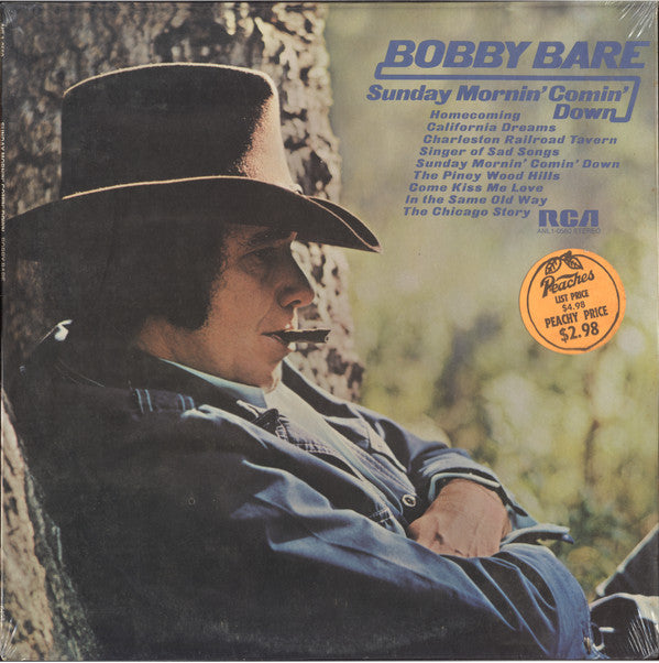 Bobby Bare : Sunday Mornin' Comin' Down (LP, Comp, Ind)