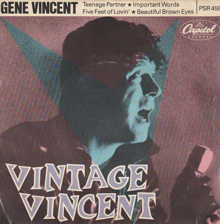 Gene Vincent : Vintage Vincent (7", EP, Comp)