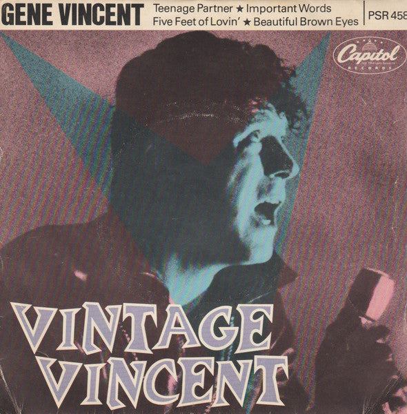 Gene Vincent : Vintage Vincent (7", EP, Comp)