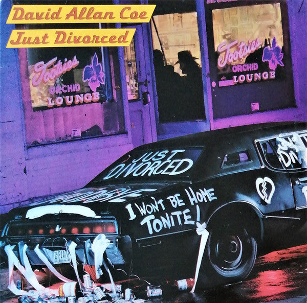 David Allan Coe : Just Divorced (LP, Album)