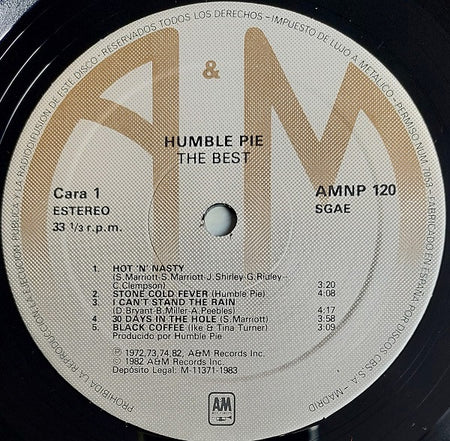 Humble Pie : The Best (LP, Comp, RE)