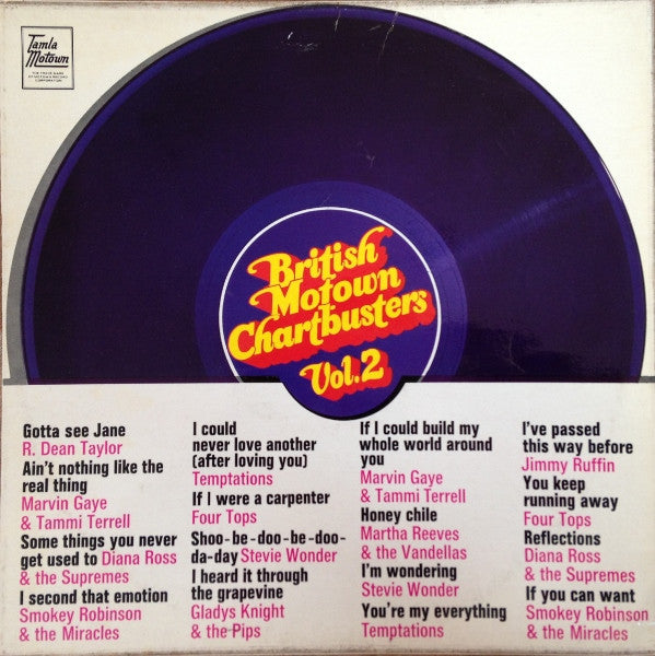 Various : British Motown Chartbusters Vol.2 (LP, Comp, RP)