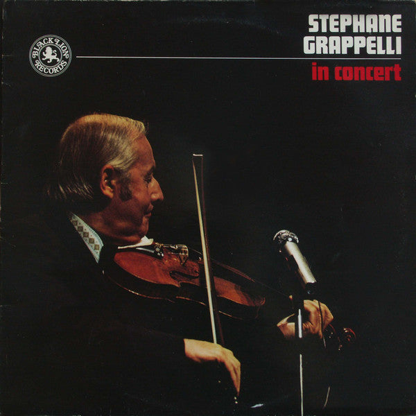 Stéphane Grappelli : In Concert (LP, Album)