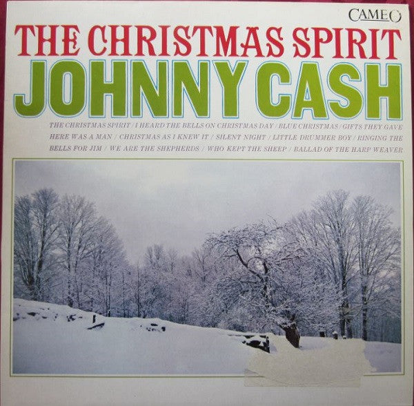 Johnny Cash : The Christmas Spirit (LP, Album, RE)