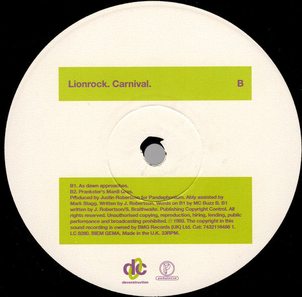 Lionrock : Carnival (12", Single)