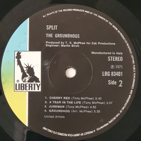Groundhogs* : Split (LP, Album, Gat)