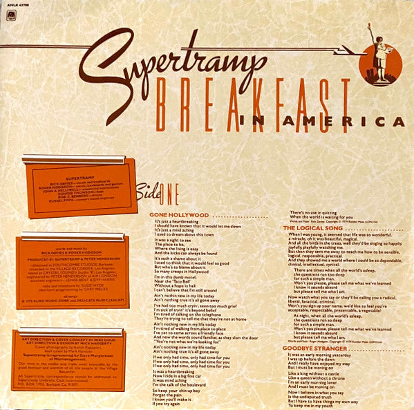 Supertramp : Breakfast In America (LP, Album)