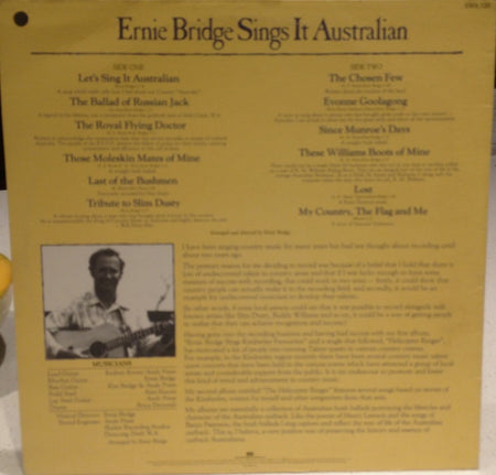 Ernie Bridge : Sings It Australian (LP, Album)