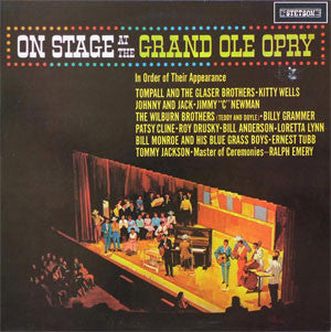 Various : On Stage At The Grand Ole Opry (LP, Album, Mono, RE)