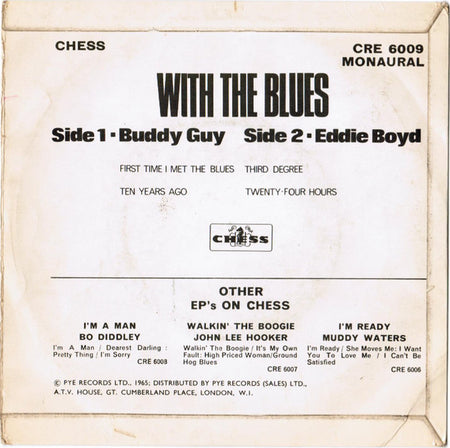 Buddy Guy / Eddie Boyd : With The Blues (7", EP, Mono)