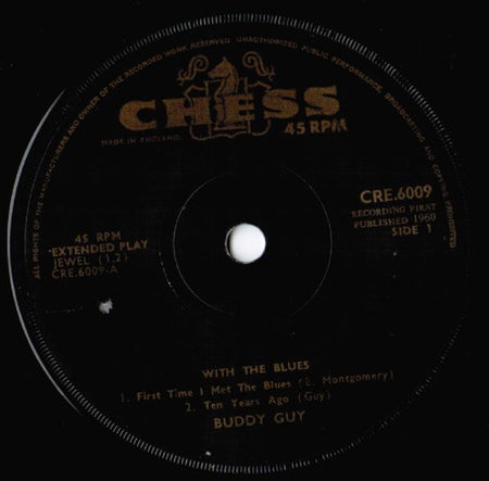 Buddy Guy / Eddie Boyd : With The Blues (7", EP, Mono)
