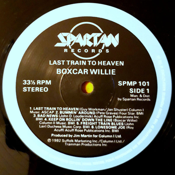 Boxcar Willie : Last Train To Heaven (LP, Album)