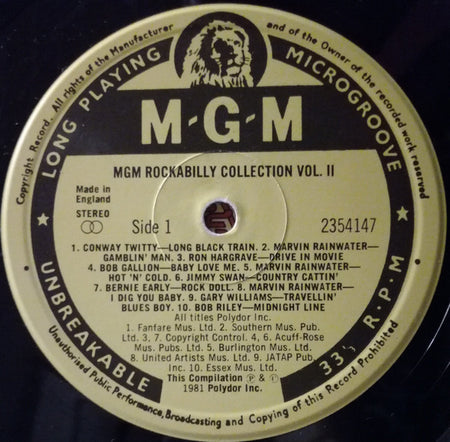 Various : MGM Rockabilly Collection Volume 2 (LP, Comp)