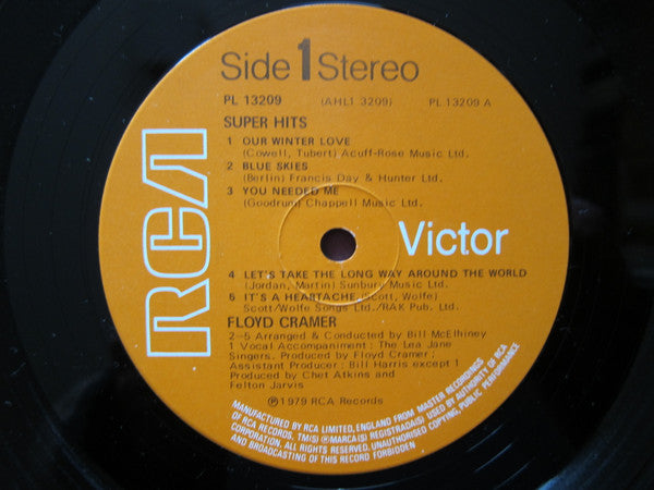 Floyd Cramer : Super Hits (LP, Album)