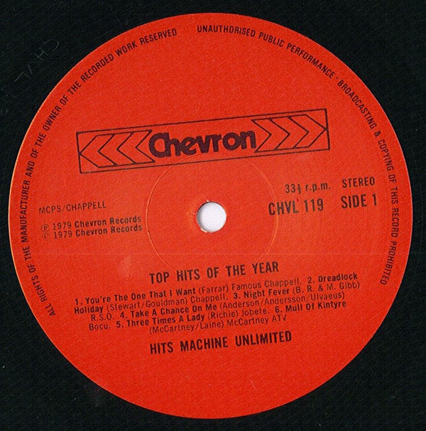 Hits Machine Unlimited : Top Hits Of The Year (LP, Album, Comp)
