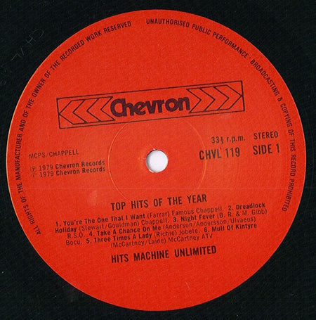 Hits Machine Unlimited : Top Hits Of The Year (LP, Album, Comp)
