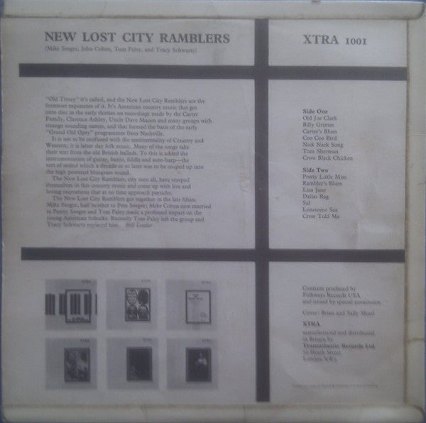 The New Lost City Ramblers : New Lost City Ramblers (LP, Album)
