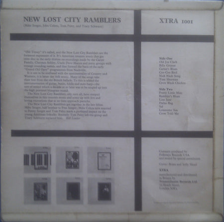 The New Lost City Ramblers : New Lost City Ramblers (LP, Album)