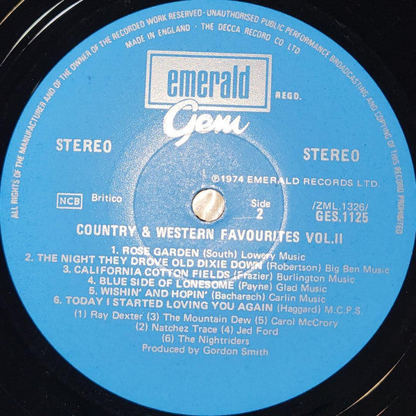 Various : Country And Western Favourites Vol.2  (LP, Comp)