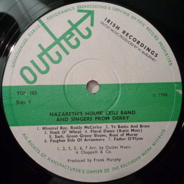 Nazareth House Céili Band And Nazareth House Choir : Presenting Nazareth's House Céili Band And Singers From Derry (LP, Album)