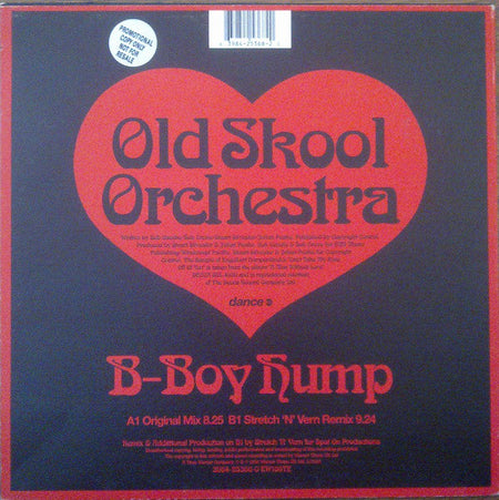 Old Skool Orchestra : B-Boy Hump (10")