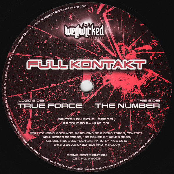 Full Kontakt : True Force / The Number (12")