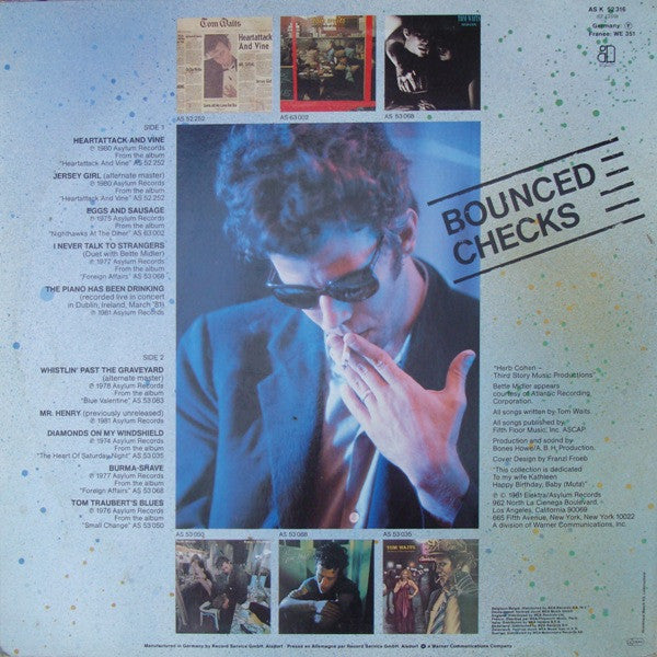 Tom Waits : Bounced Checks (LP, Comp)