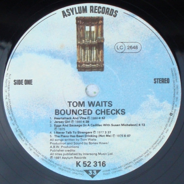 Tom Waits : Bounced Checks (LP, Comp)