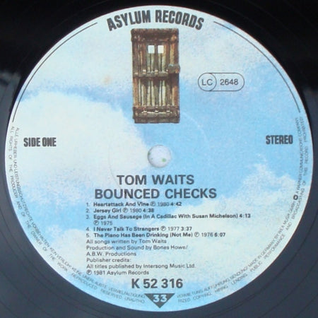 Tom Waits : Bounced Checks (LP, Comp)