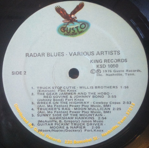 Various : Radar Blues (LP, Comp, RE)