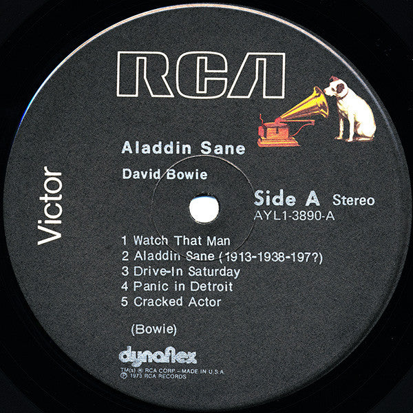 David Bowie : Aladdin Sane (LP, Album, RE, Ind)