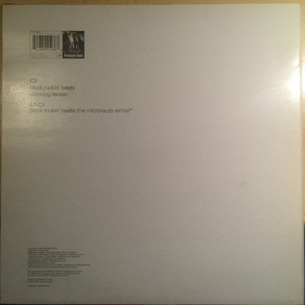 The Chemical Brothers : Block Rockin' Beats (12", Single)
