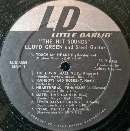 Lloyd Green : The Hit Sounds (Lloyd Green & His Steel Guitar) (LP, Album)