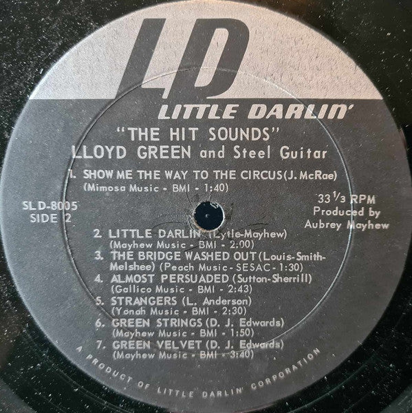 Lloyd Green : The Hit Sounds (Lloyd Green & His Steel Guitar) (LP, Album)