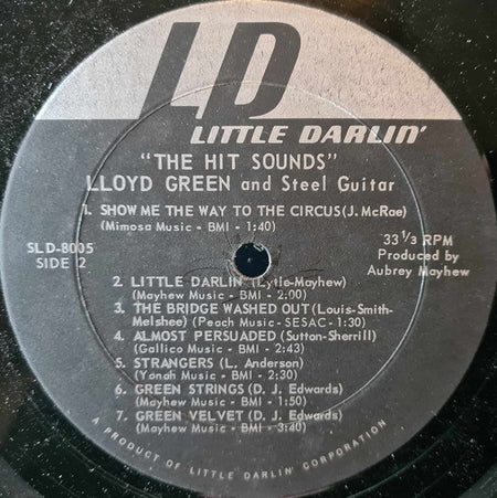 Lloyd Green : The Hit Sounds (Lloyd Green & His Steel Guitar) (LP, Album)