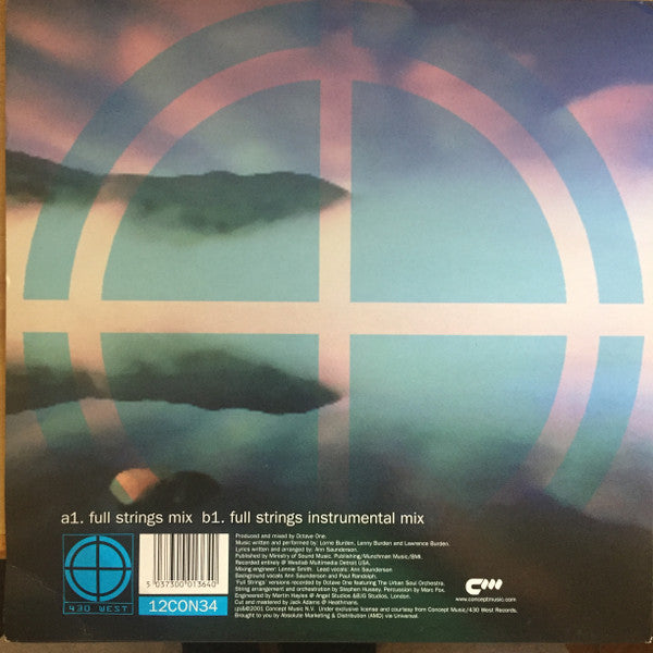 Octave One Featuring Ann Saunderson : Blackwater (12")