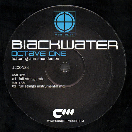 Octave One Featuring Ann Saunderson : Blackwater (12")