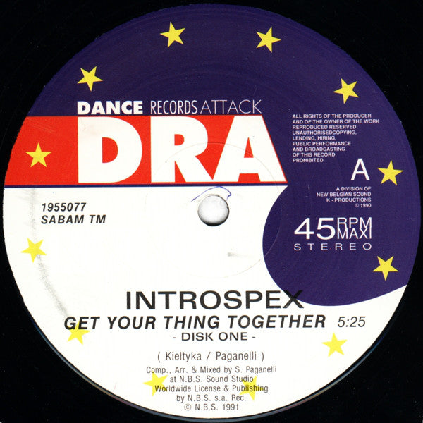 Introspex : Get Your Thing Together (12", Maxi)