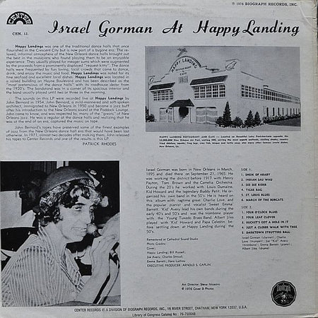 Israel Gorman : At Happy Landing (LP, Comp)
