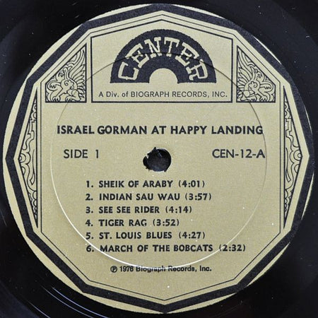 Israel Gorman : At Happy Landing (LP, Comp)