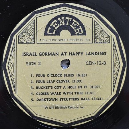 Israel Gorman : At Happy Landing (LP, Comp)