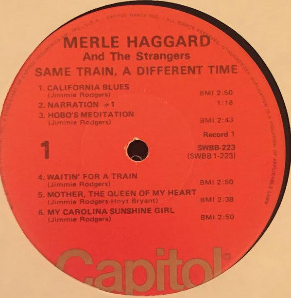 Merle Haggard : Same Train, A Different Time (2xLP, Album, Gat)