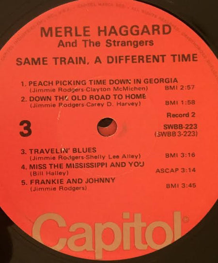 Merle Haggard : Same Train, A Different Time (2xLP, Album, Gat)