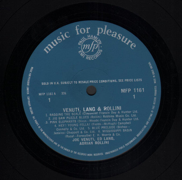 Joe Venuti, Adrian Rollini, Eddie Lang Featuring Benny Goodman, Tommy Dorsey, Jimmy Dorsey & Bud Freeman : The Sound That Swung The Thirties (LP, Comp, Mono, RE)