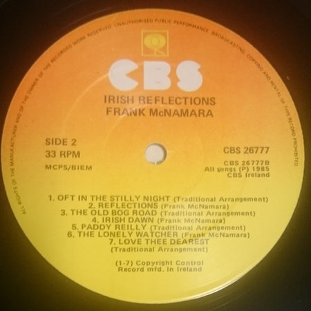 Frank McNamara : Irish Reflections (LP)