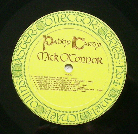 Paddy Carty - Mick O'Connor (2) : Traditional Music Of Ireland (LP, Album)