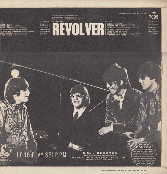 The Beatles : Revolver (LP, Album, Mono, E. )
