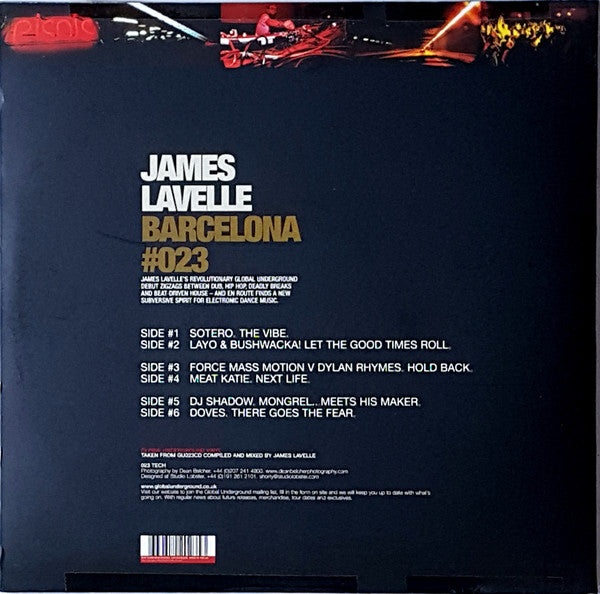 James Lavelle : Barcelona #023 (3x12", Comp, Ltd)