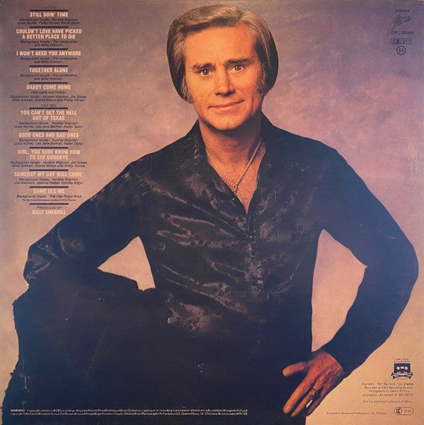 George Jones (2) : Still The Same Ole Me (LP)