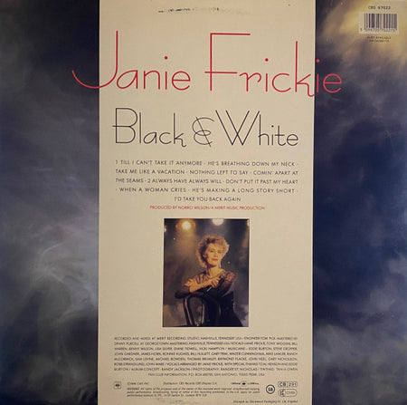 Janie Fricke : Black & White (LP, Album)